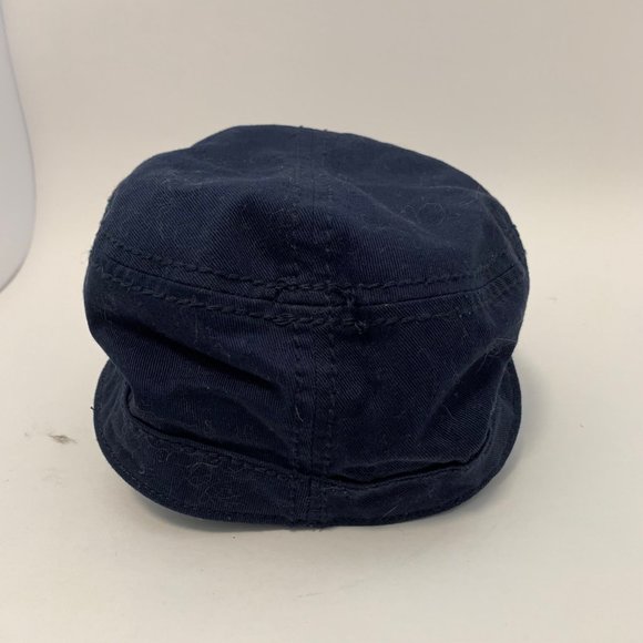 Disney Parks Flat Top Military Style Navy Baseball Cap - Picture 2 of 3